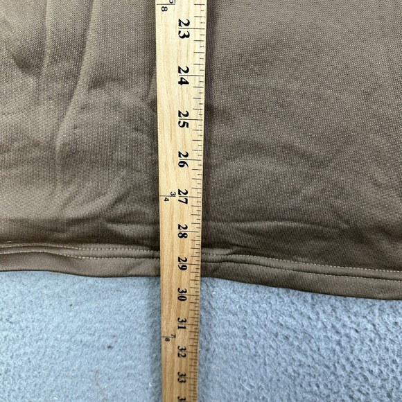 Tru Spec Sweatshirt Pullover Mens 3XL Brown Under Cold Weather Quarter Zip NEW - Picture 7 of 8